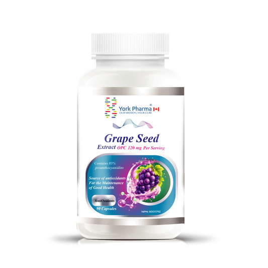 Grape seed Extract 85% OPC 120 mg(2 Capsules)